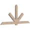 Ekena Millwork Kennewick Smooth Timber Gable Bracket, Douglas Fir, 96"W x 44"H x 3 1/2"D x 5 1/2"F, 11/12 Pitch GBW096X44X0406KEN00SDF - alternate 4
